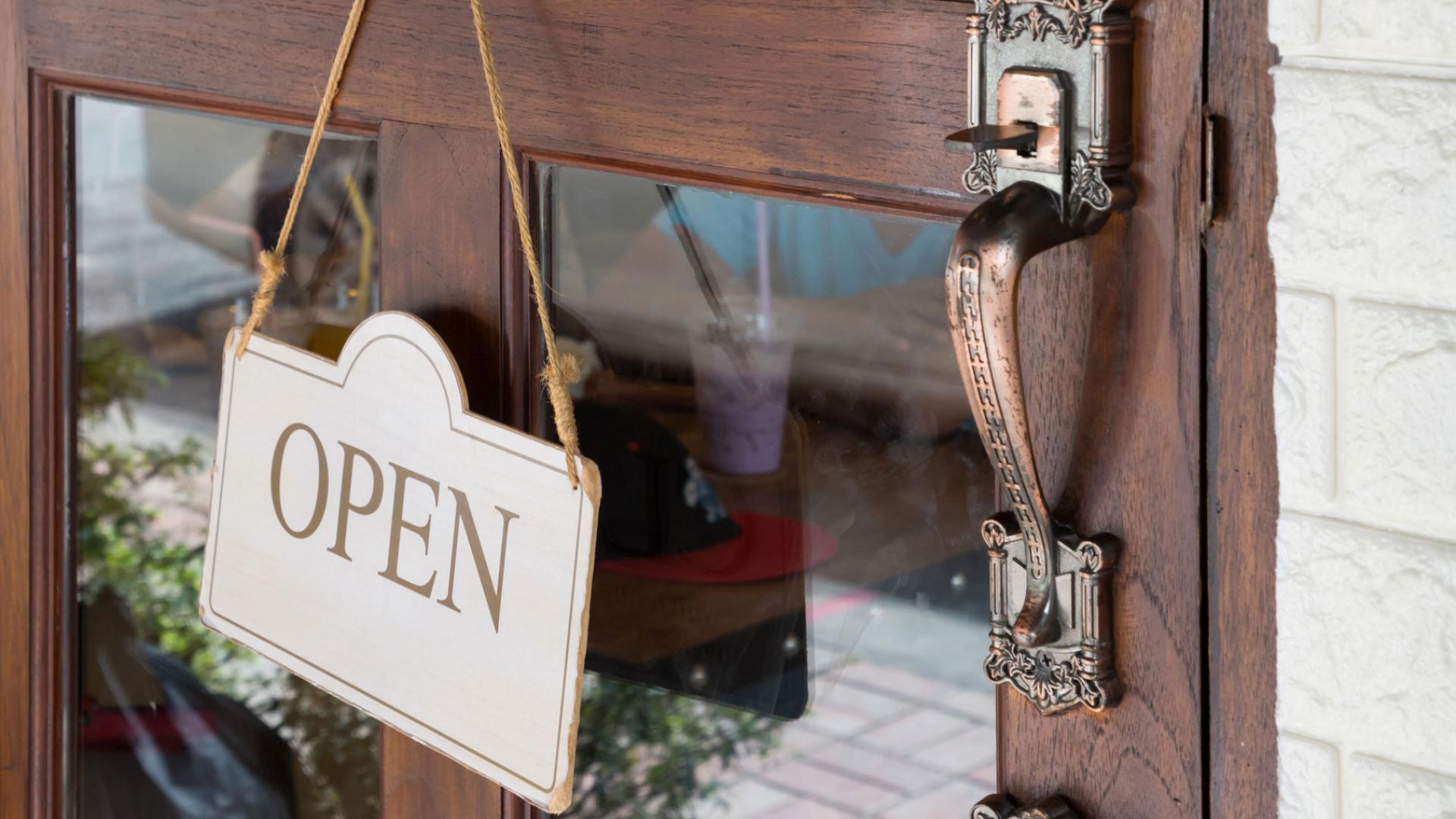 THE [SIGN] SAYS YOU'RE OPEN